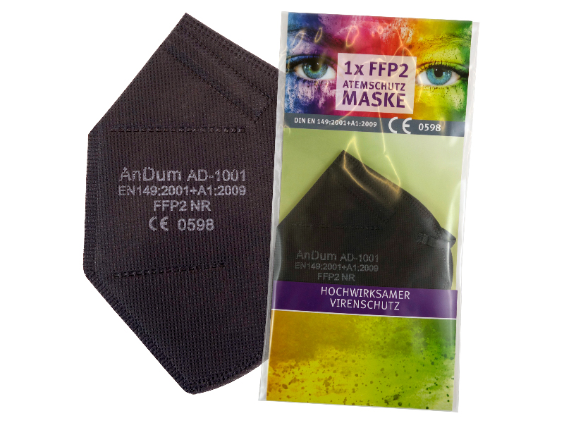 grau FFP2-Schutzmaske mit CE