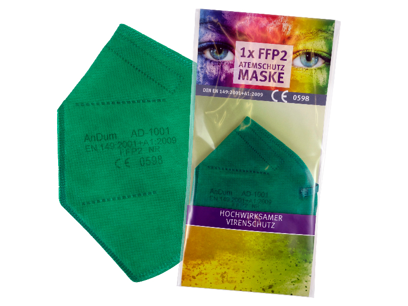grün FFP2-Schutzmaske mit CE