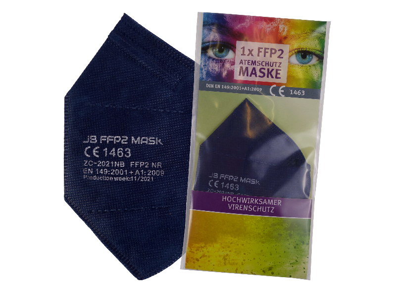 blau FFP2-Schutzmaske mit CE
