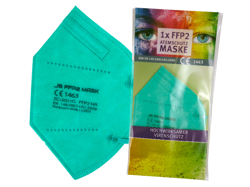 mint FFP2-Schutzmaske mit CE